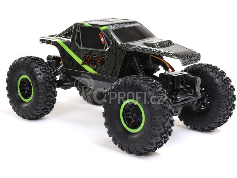 RC auto Axial AX24 XC-1 1:24 4WS RTR, oranžová