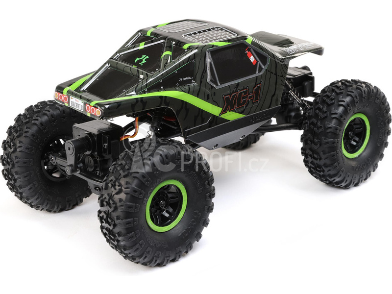 RC auto Axial AX24 XC-1 1:24 4WS RTR, oranžová