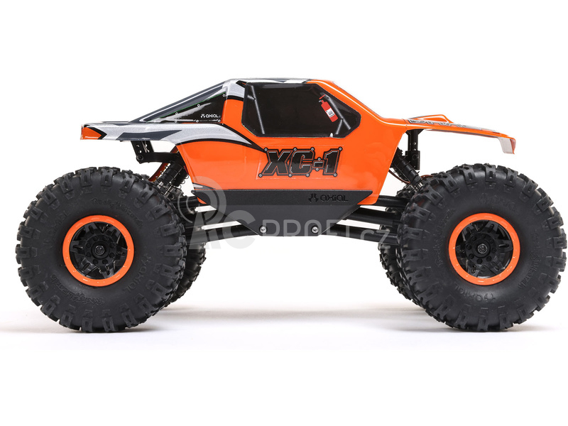 RC auto Axial AX24 XC-1 1:24 4WS RTR, oranžová