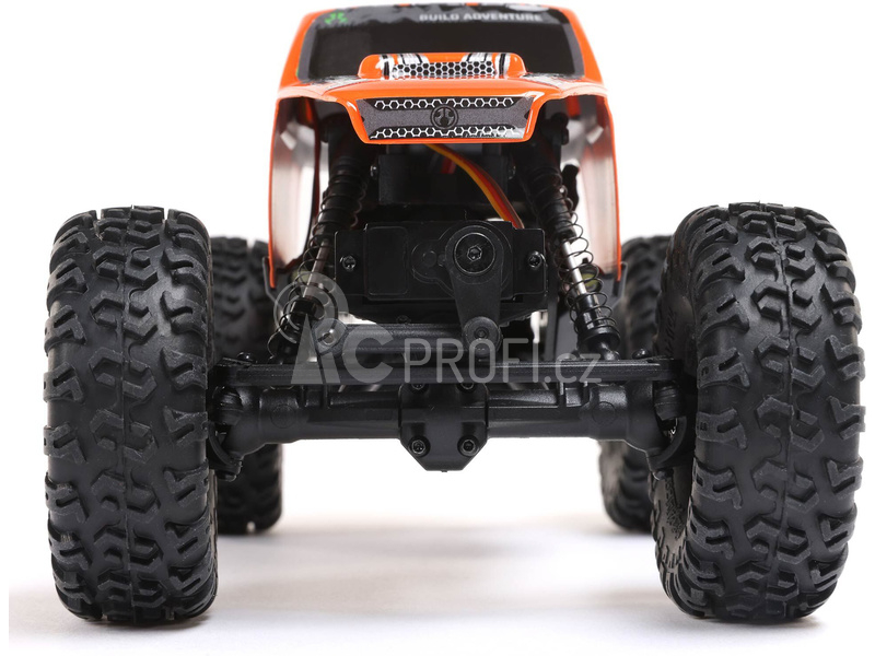 RC auto Axial AX24 XC-1 1:24 4WS RTR, oranžová