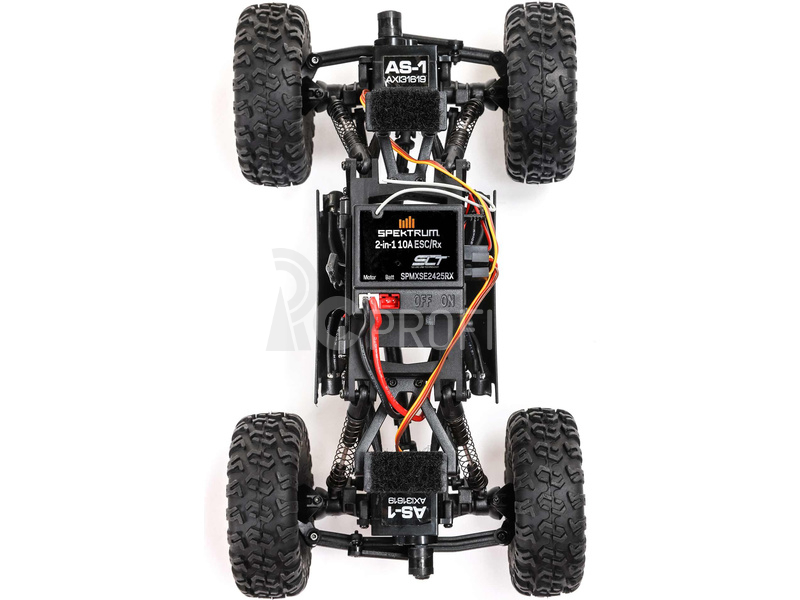 RC auto Axial AX24 XC-1 1:24 4WS RTR, oranžová