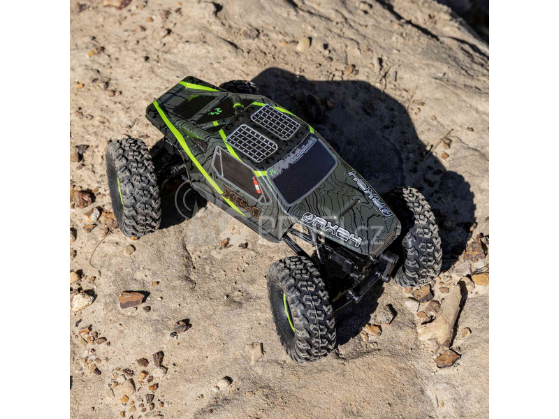 RC auto Axial AX24 XC-1 1:24 4WS RTR, oranžová