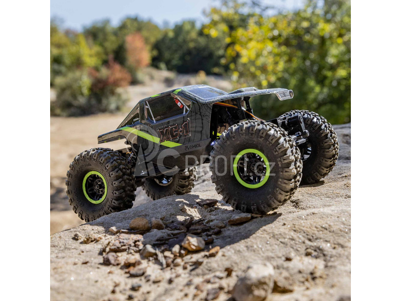 RC auto Axial AX24 XC-1 1:24 4WS RTR, oranžová