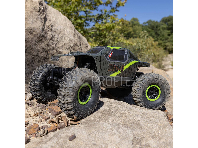 RC auto Axial AX24 XC-1 1:24 4WS RTR, oranžová