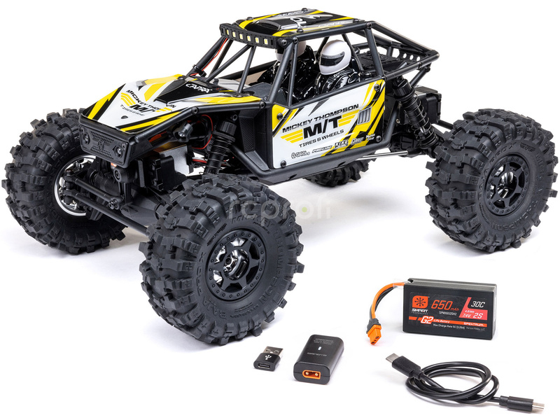 RC auto Axial Capra 1:18 4WS RTR, modrá