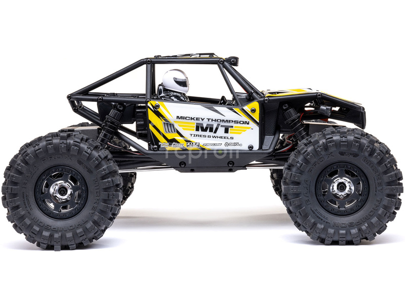 RC auto Axial Capra 1:18 4WS RTR, žlutá