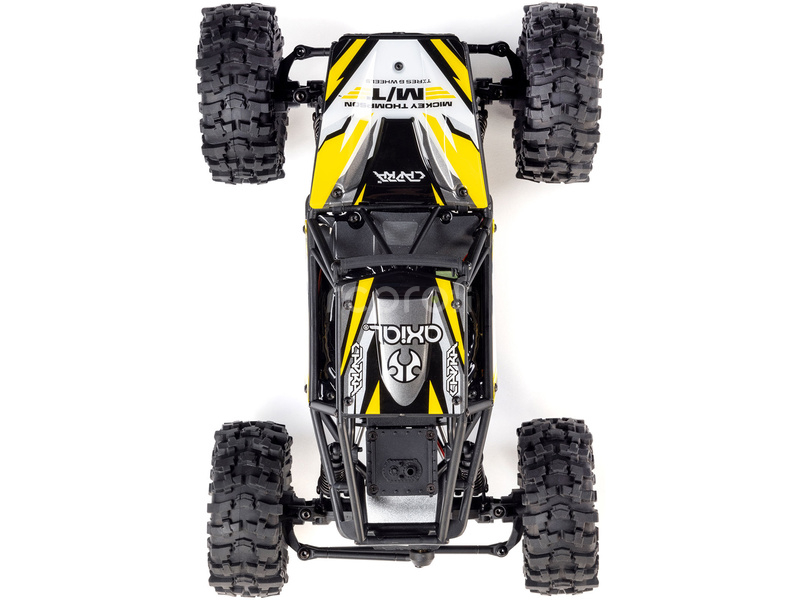 RC auto Axial Capra 1:18 4WS RTR, žlutá