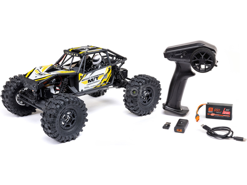 RC auto Axial Capra 1:18 4WS RTR, žlutá