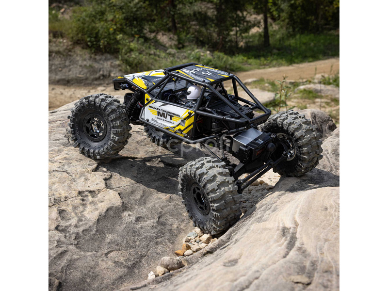 RC auto Axial Capra 1:18 4WS RTR, žlutá