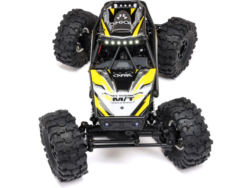 RC auto Axial Capra 1:18 4WS RTR, žlutá