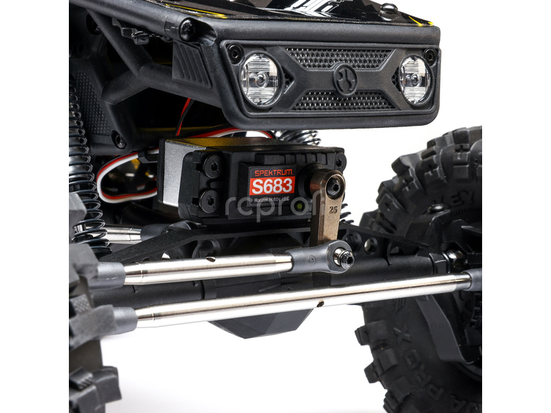 RC auto Axial Capra 1.9 4WS 1:10 RTR, žlutá