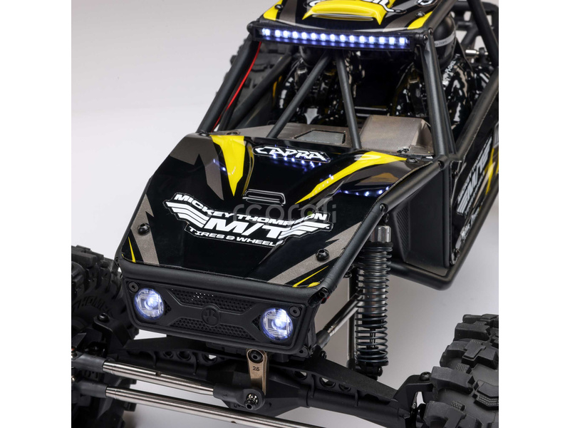RC auto Axial Capra 1.9 4WS 1:10 RTR, žlutá