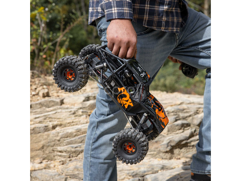 RC auto Axial Capra 1.9 4WS 1:10 RTR, žlutá