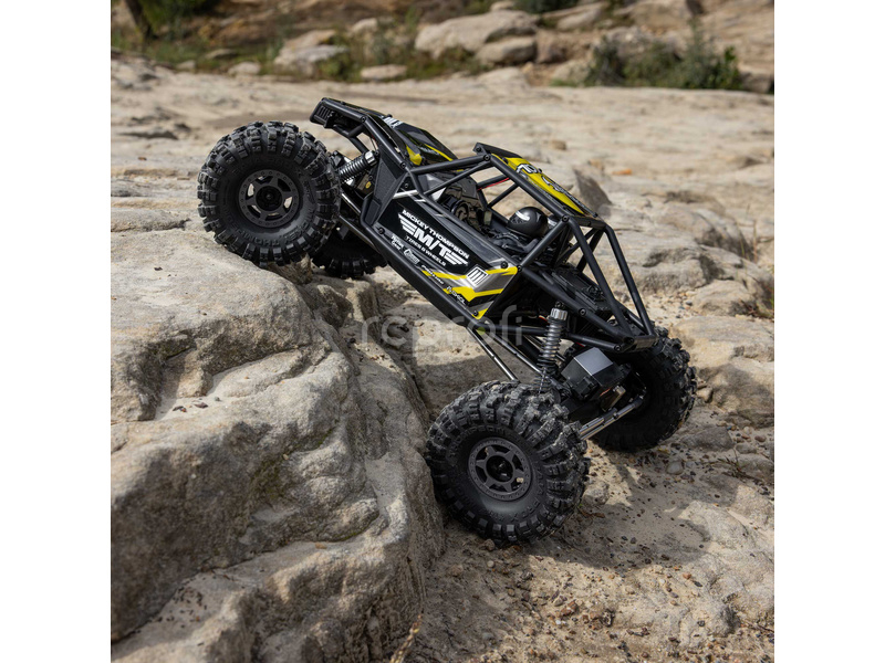 RC auto Axial Capra 1.9 4WS 1:10 RTR, žlutá