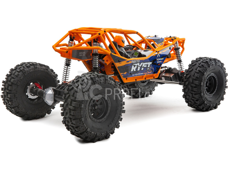 RC auto Axial RBX10 Ryft 4WD 1:10 RTR, oranžová