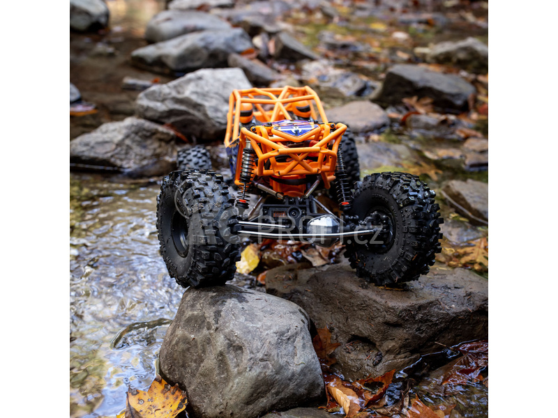 RC auto Axial RBX10 Ryft 4WD 1:10 RTR, oranžová