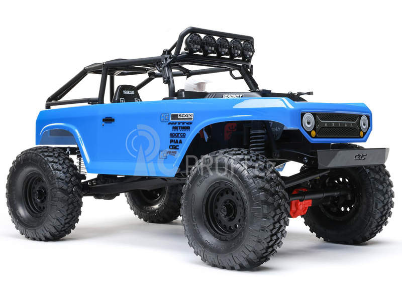 RC auto Axial SCX10 II Deadbolt 1:10 4WD RTR, modrá