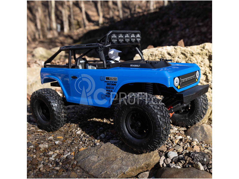 RC auto Axial SCX10 II Deadbolt 1:10 4WD RTR, modrá
