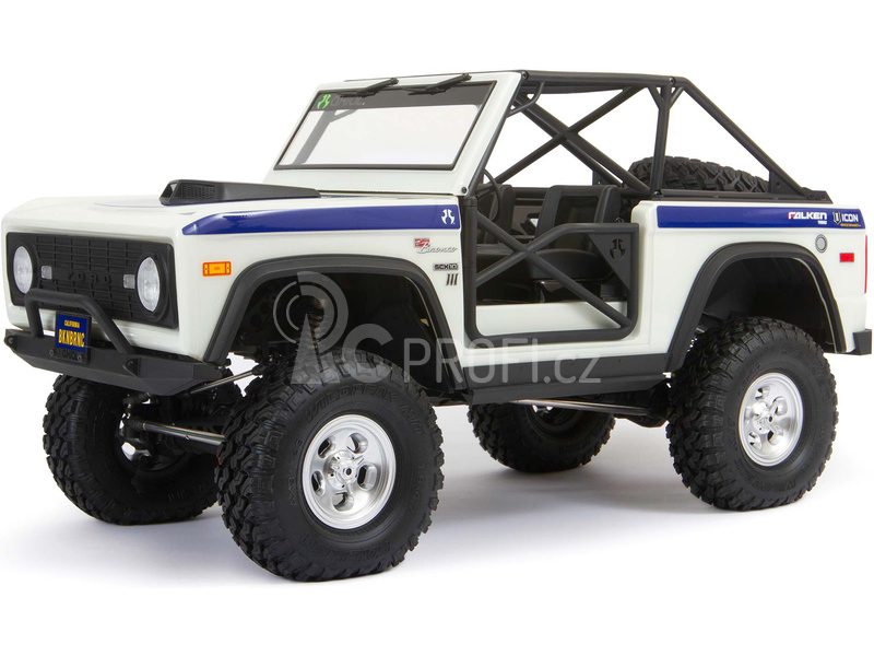 RC auto Axial SCX10 III Early Ford Bronco 4WD 1:10, bílá