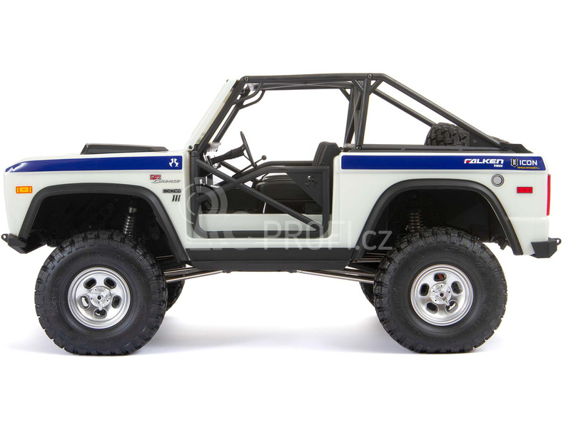 RC auto Axial SCX10 III Early Ford Bronco 4WD 1:10, bílá