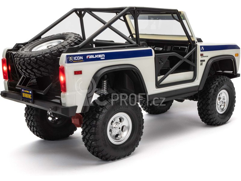 RC auto Axial SCX10 III Early Ford Bronco 4WD 1:10, tyrkysová