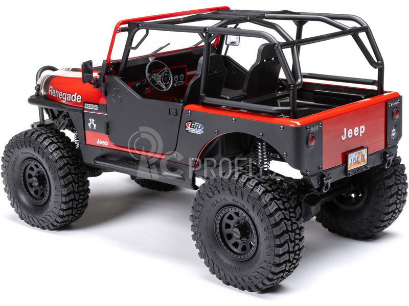 RC auto Axial SCX10 III Jeep CJ-7 1:10 4WD RTR, červená