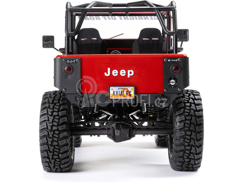 RC auto Axial SCX10 III Jeep CJ-7 1:10 4WD RTR, červená