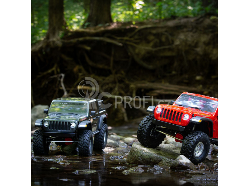 RC auto Axial SCX10 III Jeep JT Gladiator 4WD 1:10 RTR, červená