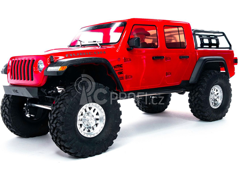 RC auto Axial SCX10 III Jeep JT Gladiator 4WD 1:10 RTR, červená