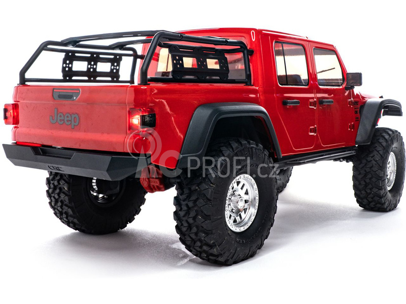 RC auto Axial SCX10 III Jeep JT Gladiator 4WD 1:10 RTR, červená