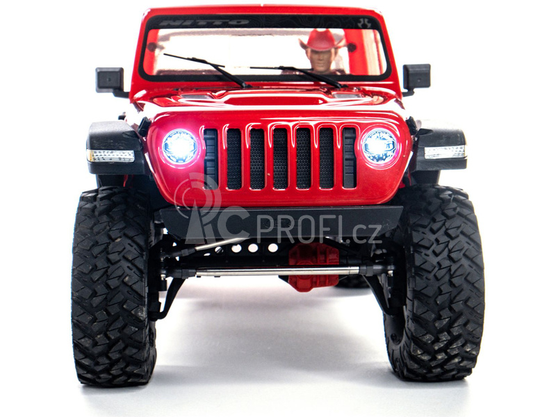 RC auto Axial SCX10 III Jeep JT Gladiator 4WD 1:10 RTR, červená