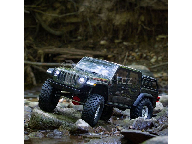 RC auto Axial SCX10 III Jeep JT Gladiator 4WD 1:10 RTR, šedá