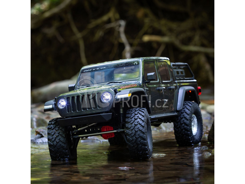 RC auto Axial SCX10 III Jeep JT Gladiator 4WD 1:10 RTR, šedá