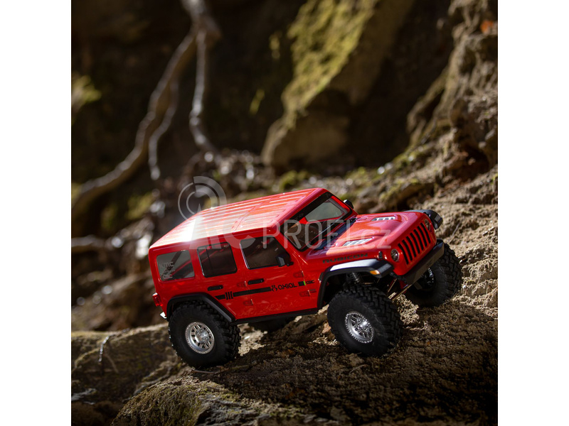 RC auto Axial SCX10III Jeep JLU Wrangler 4WD 1:10 RTR, oranžová