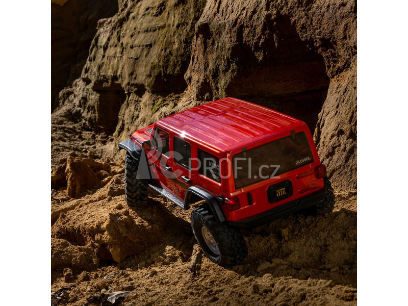 RC auto Axial SCX10III Jeep JLU Wrangler 4WD 1:10 RTR, oranžová