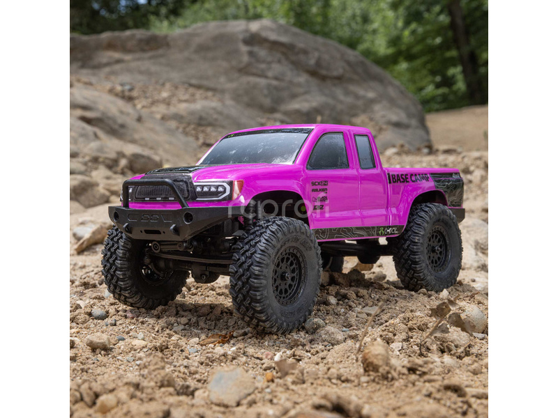RC auto Axial SCX24 Base Camp 1:24 4WD RTR, modrá