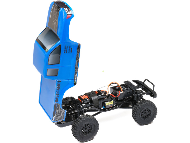 RC auto Axial SCX24 Base Camp 1:24 4WD RTR, modrá