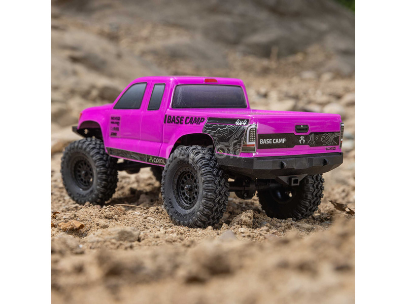 RC auto Axial SCX24 Base Camp 1:24 4WD RTR, růžová