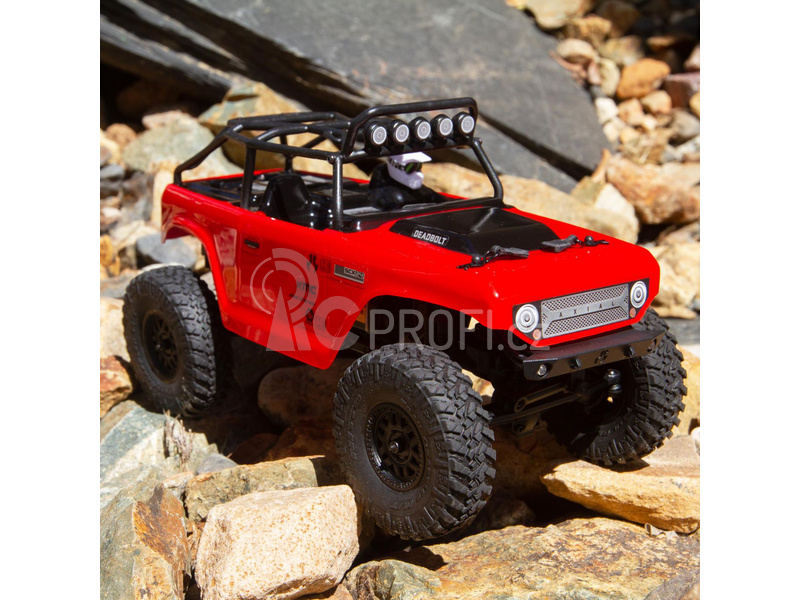 Axial SCX24 Deadbolt 1:24 4WD RTR červený