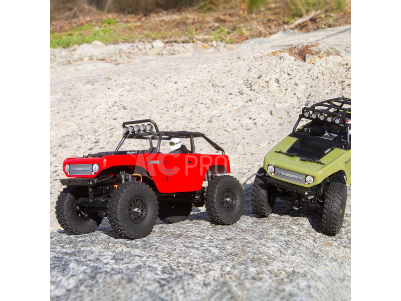 Axial SCX24 Deadbolt 1:24 4WD RTR červený