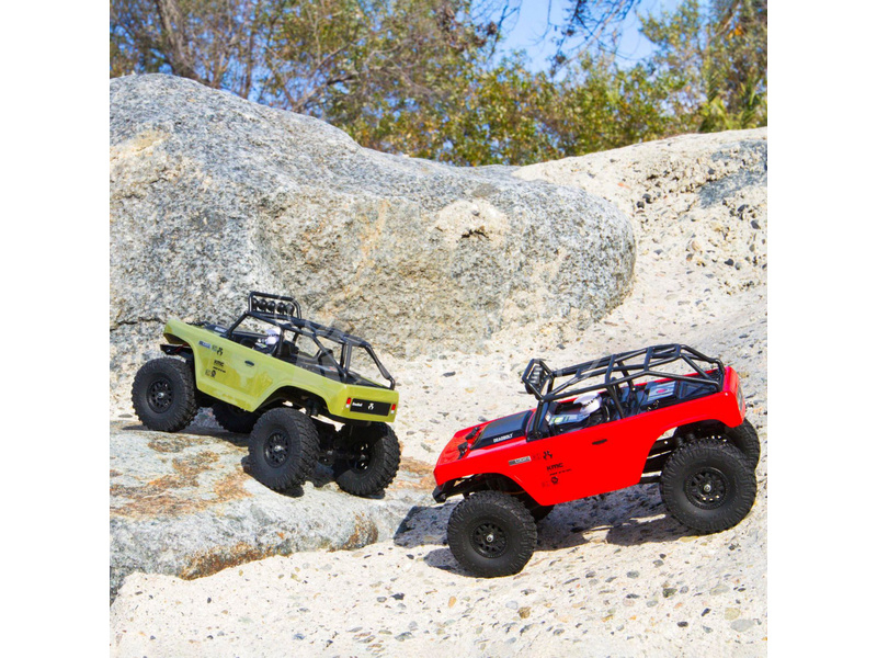 Axial SCX24 Deadbolt 1:24 4WD RTR červený