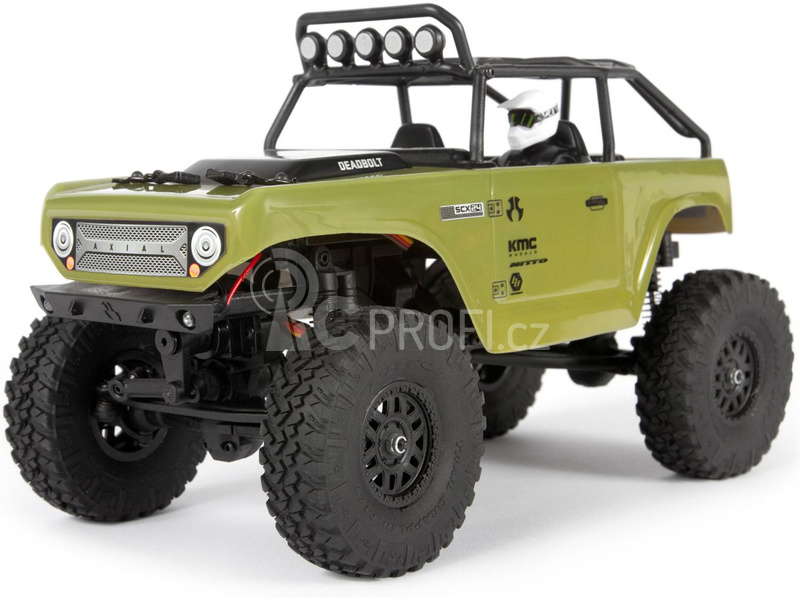 RC auto Axial SCX24 Deadbolt 1:24 4WD RTR, zelená