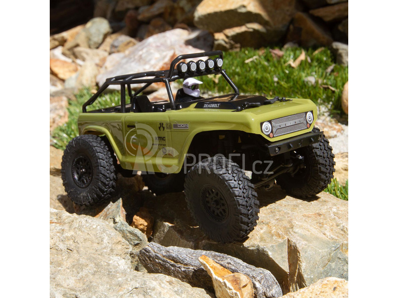 RC auto Axial SCX24 Deadbolt 1:24 4WD RTR, zelená