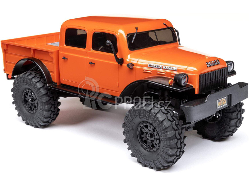 RC auto Axial SCX24 Dodge Power Wagon 1940 1:24 4WD, oranžová