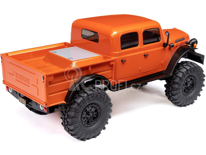 RC auto Axial SCX24 Dodge Power Wagon 1940 1:24 4WD, oranžová