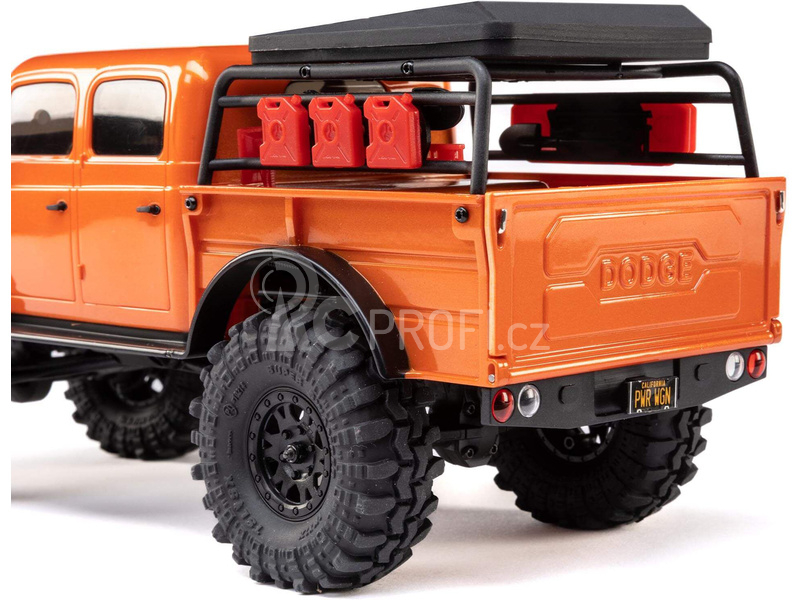 RC auto Axial SCX24 Dodge Power Wagon 1940 1:24 4WD, oranžová