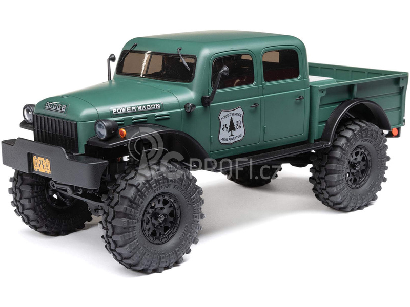 RC auto Axial SCX24 Dodge Power Wagon 1940 1:24 4WD, oranžová