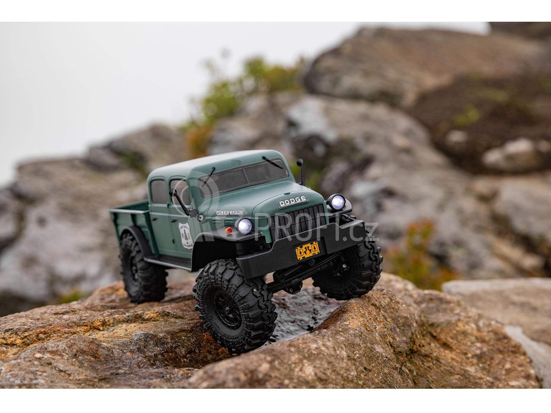 RC auto Axial SCX24 Dodge Power Wagon 1940 1:24 4WD, oranžová