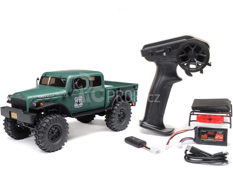 RC auto Axial SCX24 Dodge Power Wagon 1940 1:24 4WD, oranžová