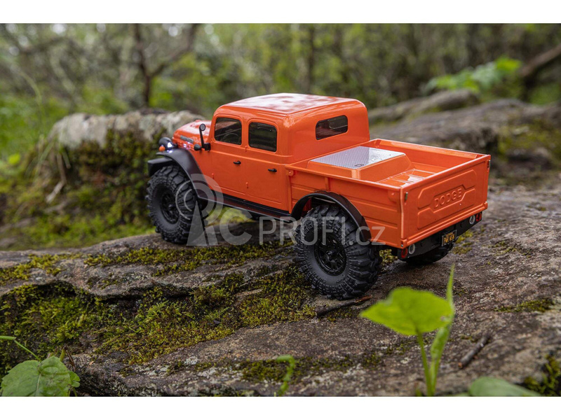 RC auto Axial SCX24 Dodge Power Wagon 1940 1:24 4WD, oranžová